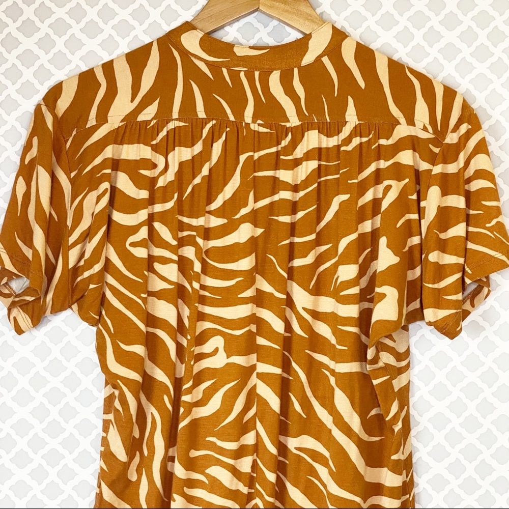 EUC Anthro Maeve Printed Windham Tunic in Cedar - Picture 11 of 12